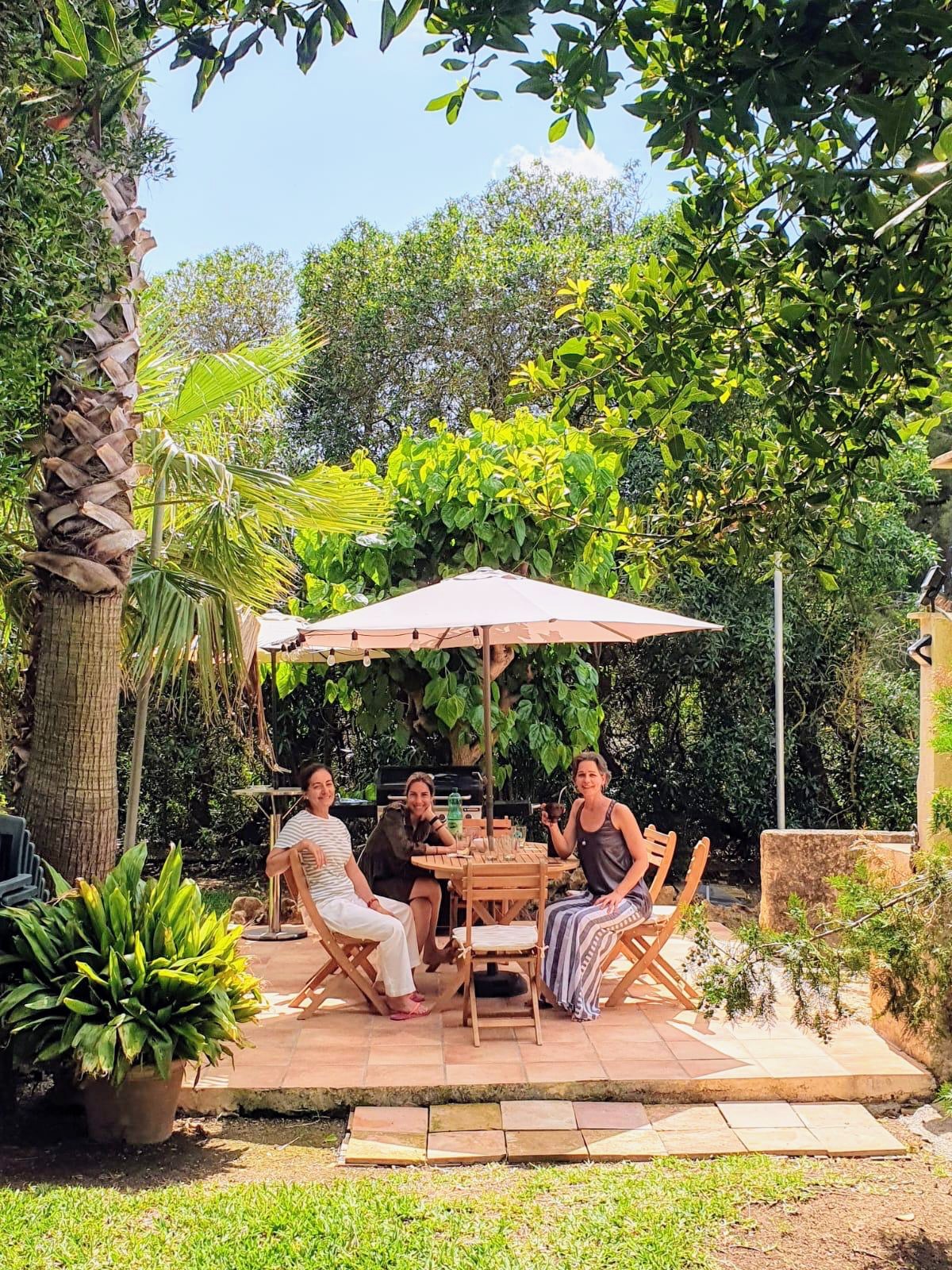 Terraces and outdoor social areas at Finca Eco Oasis Mallorca